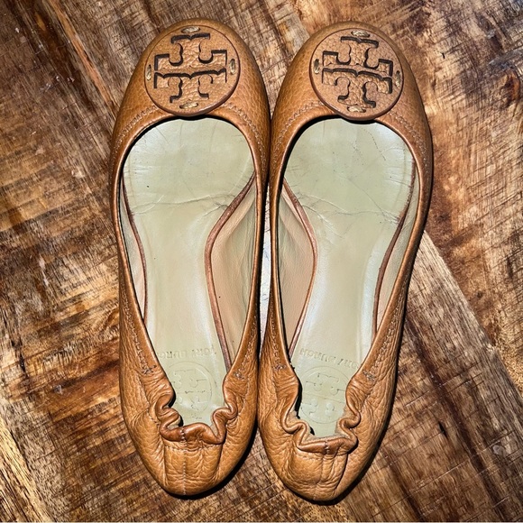 Tory Burch Ballet Flats (Revas) sz 6 Tan - Picture 3 of 8